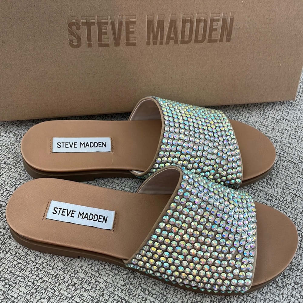 Steve Madden Klora Rhinestone size 6.5 sandals